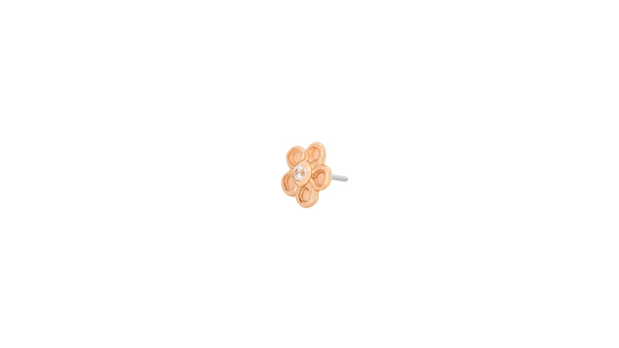 Flower with Gemstone