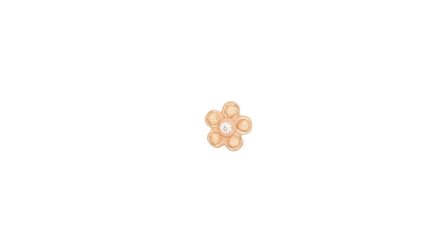 Flower with Gemstone
