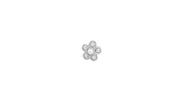 Flower with Gemstone
