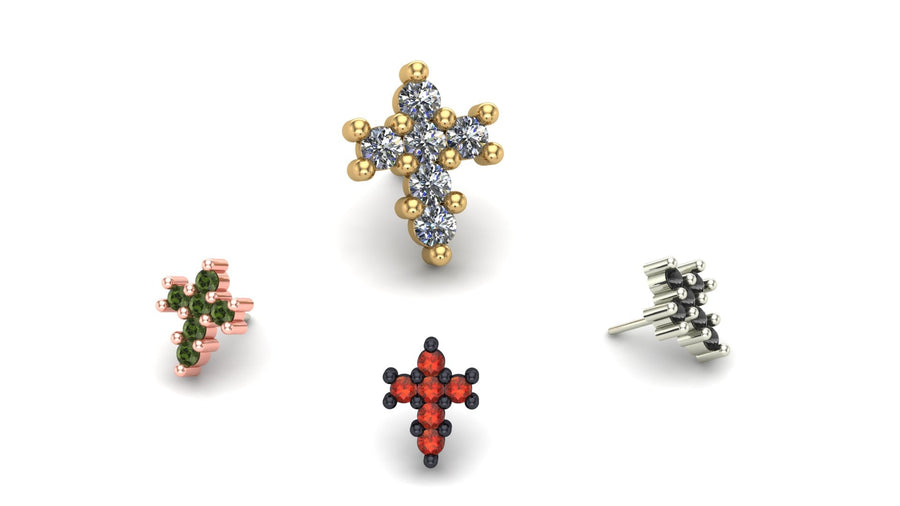Cross Gemstone
