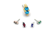 Double Stone Prong