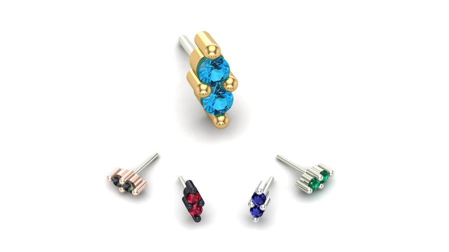 Double Stone Prong