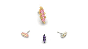 Triple Stone Prong