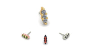 Triple Stone Prong