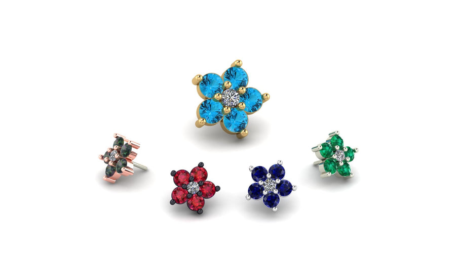 Cluster Quintipartite with Gemstone