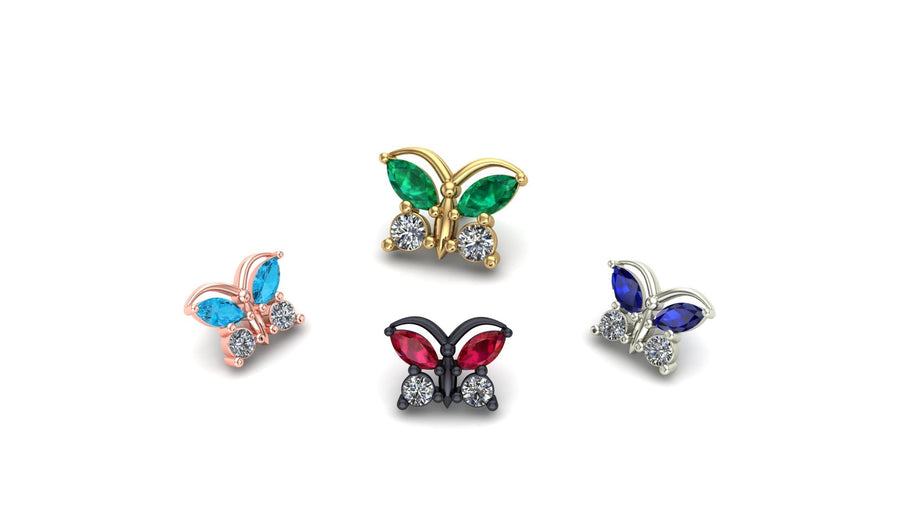 Butterfly with Gemstones