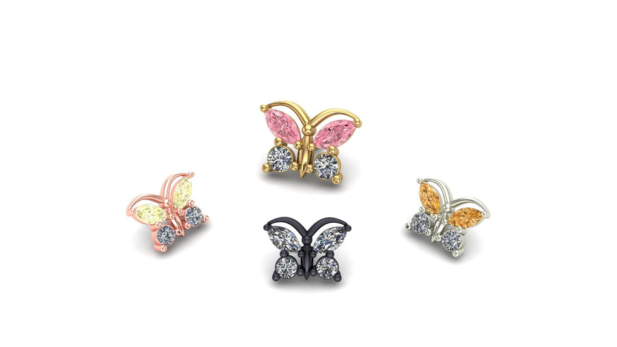Butterfly with Gemstones