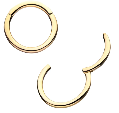 14kt Gelbgold Basic Gelenksegment Clicker
