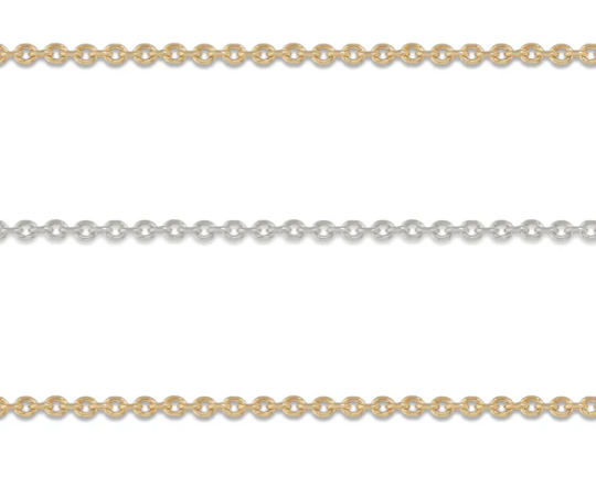 1mm Diamond Cut Cable Chain