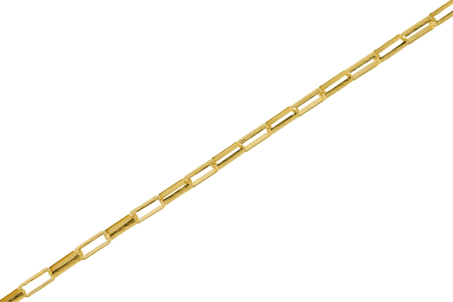 Brushed Texture Rectangular Chain