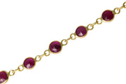 Ruby Bezel Chain