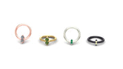 Double Stone Prong Ring