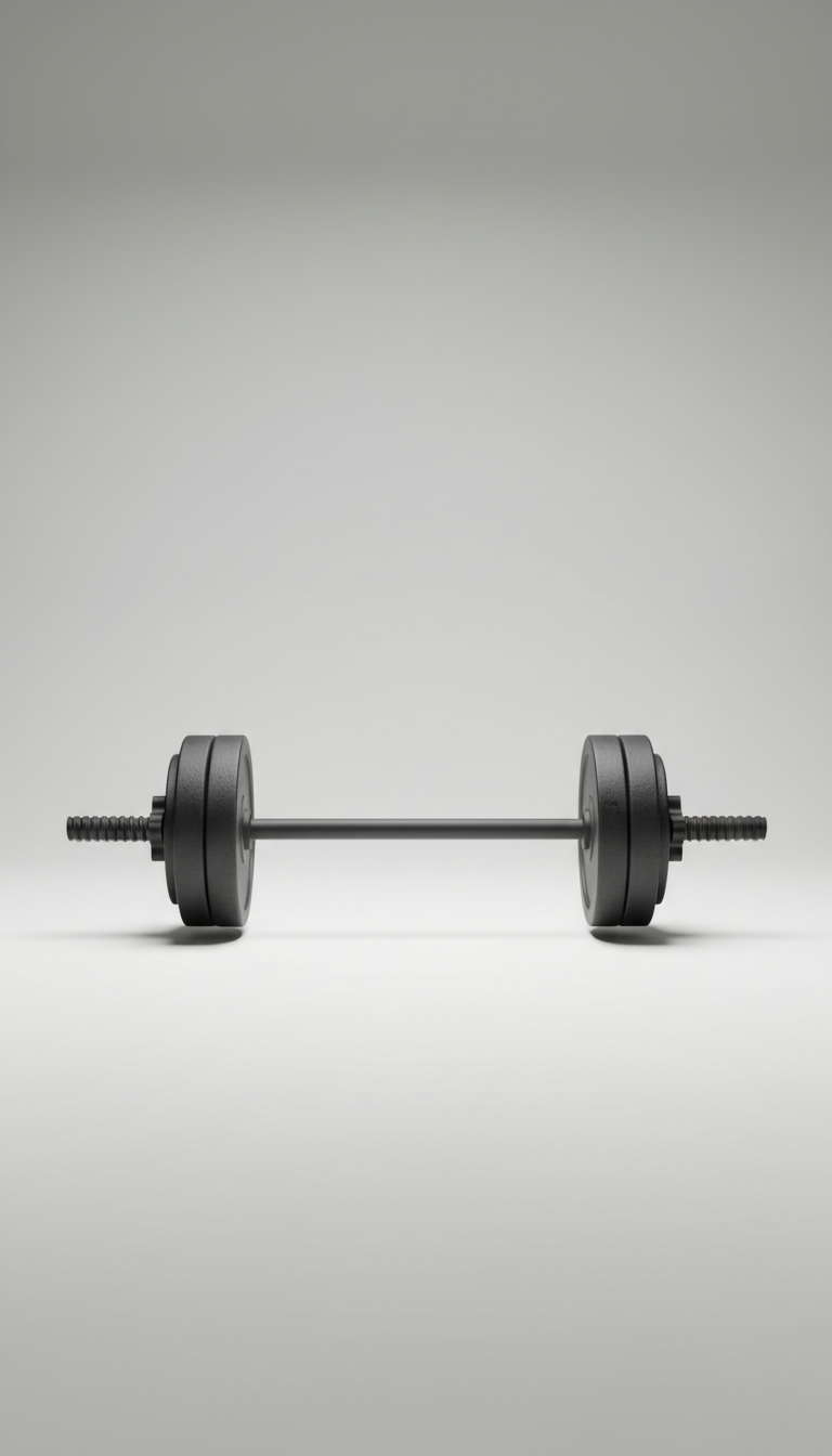 Matte Black Threaded Barbell