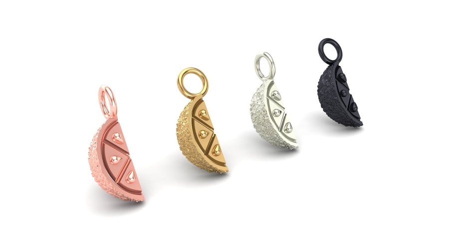 Lime Wedge Charm