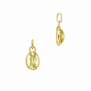 Oval Bezel Charm