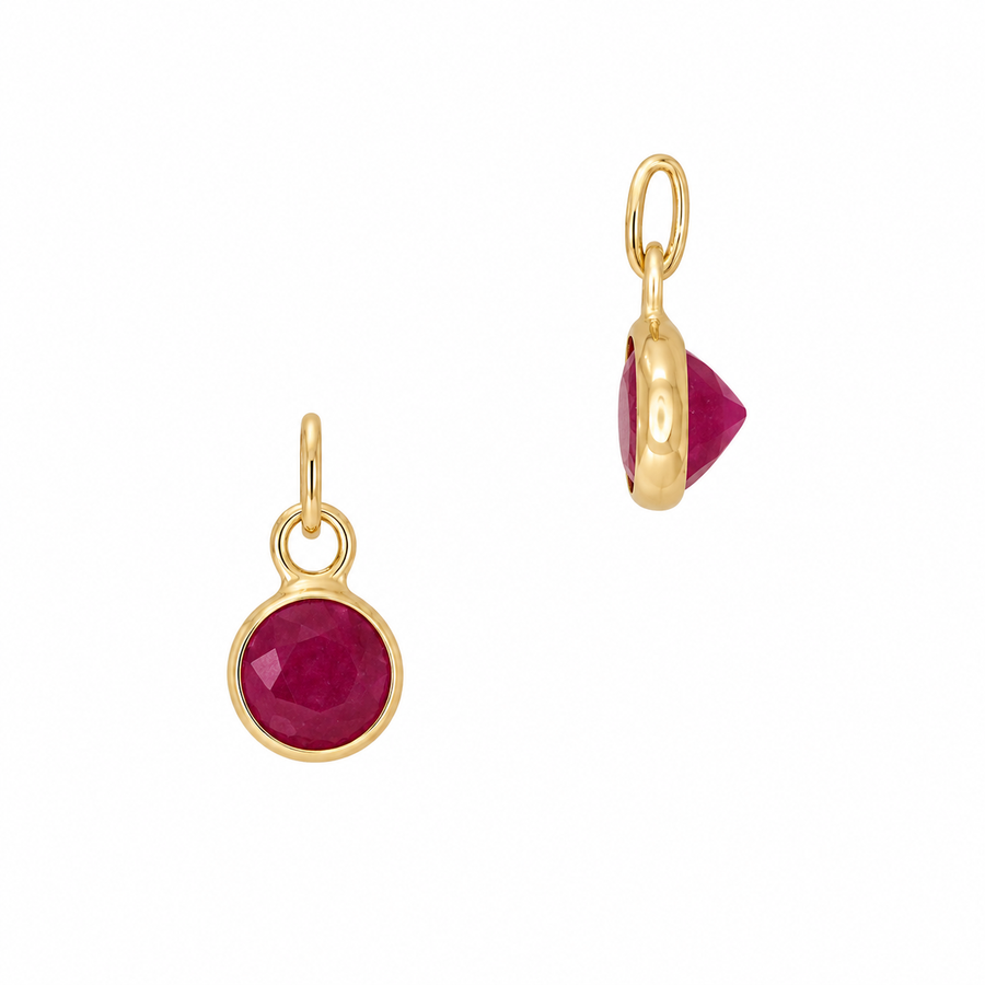 Round Bezel Charm