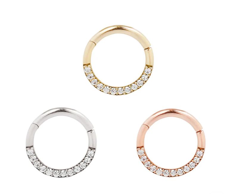 Dia Gold CZ Clicker