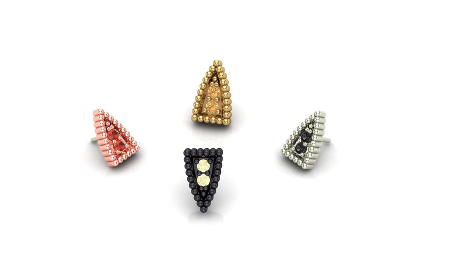 Half Navette Beads