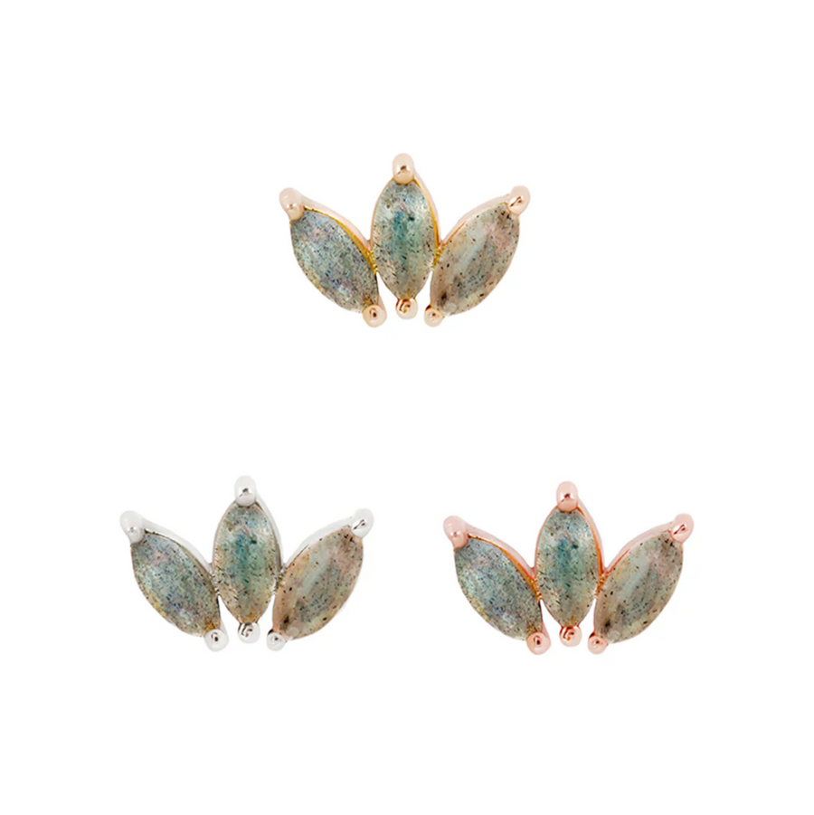 Moet Threadless End with Labradorite