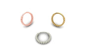 Double Row Beaded Ring