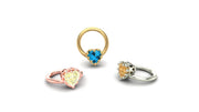 Heart Prong Ring