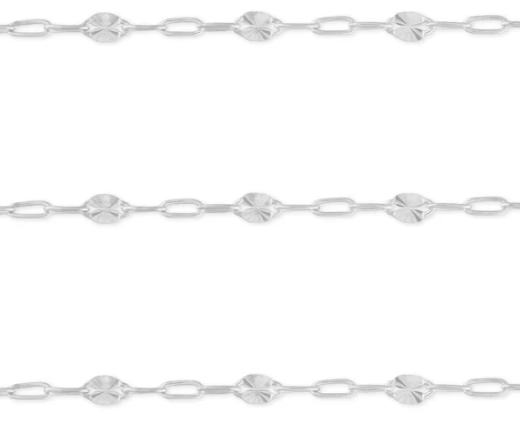 2.5mm Starburst Paper-Clip Chain