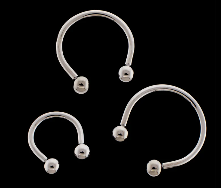 Titanium Horseshoe - Internally Threaded