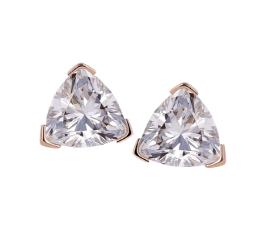 Gold Gemstone Trillion End
