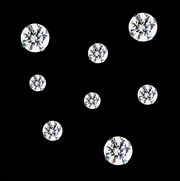 Aster Titanium Prong Set Round CZ End