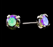 Aster Titanium Prong Set Round CZ End