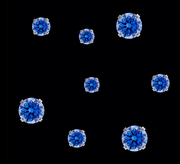 Aster Titanium Prong Set Round CZ End