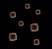 Aster Titanium Prong Set Round CZ End