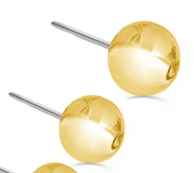 14K Gold Kugel Threadless Aufsatz