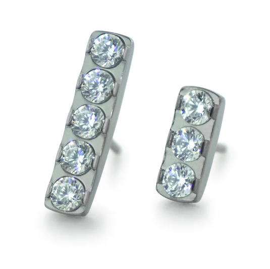 Titanium Gem Bar Ends