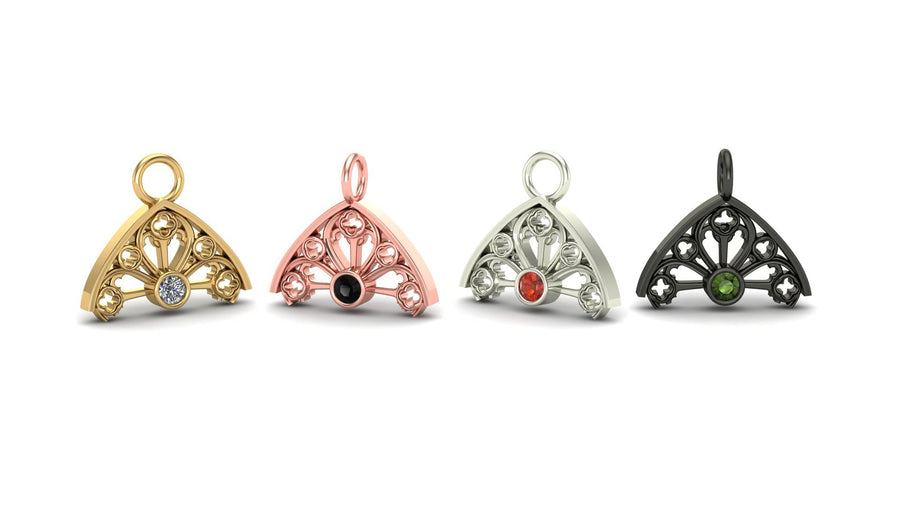 Tracery Window Charm