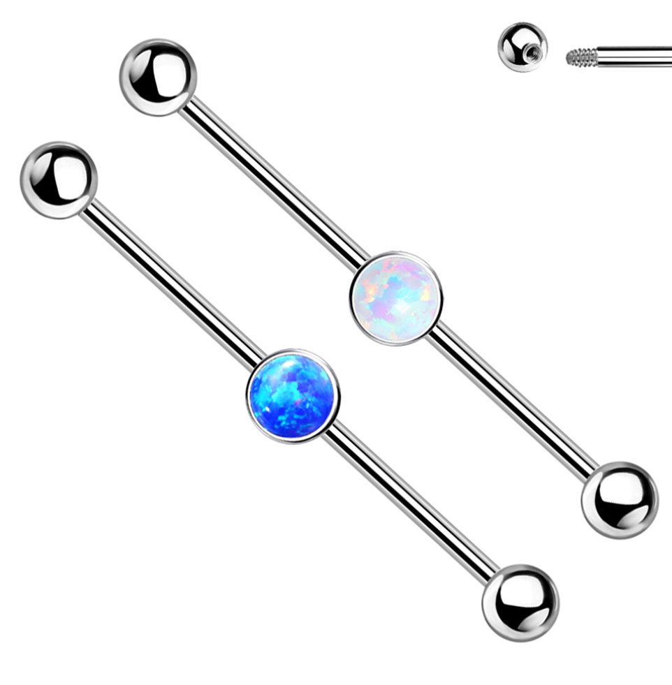 Threaded Double Sided Bezel Set Gem Connector
