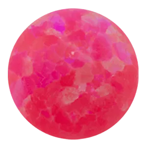 Opal Terraced Cluster Titanium Navel Curve