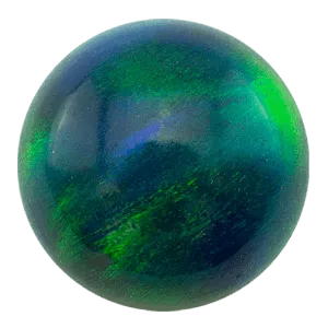 Opal Terraced Cluster Titanium Navel Curve