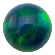 Opal Terraced Cluster Titanium Navel Curve