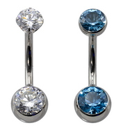 Canasteel Navel Barbell and Basic Top