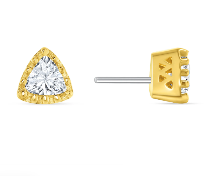 Charming Triangle Gold Top