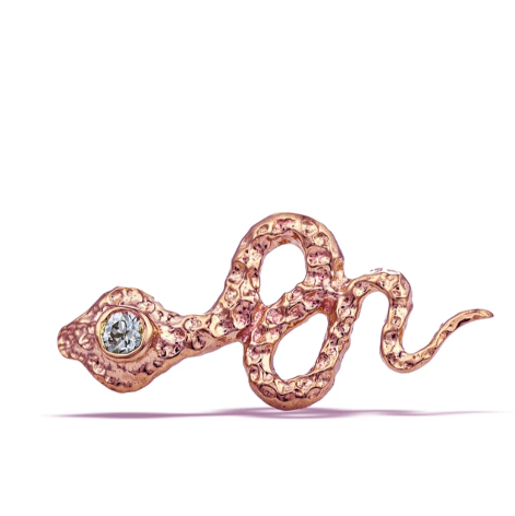 Cobra 14k Gold Threadless End
