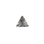 Cut Triangle 14k Gold Threadless Top