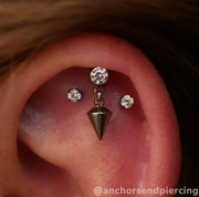 Titanium Spear Dangle