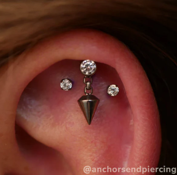 Titanium Spear Dangle
