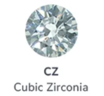Titanium Princess Cut Gems
