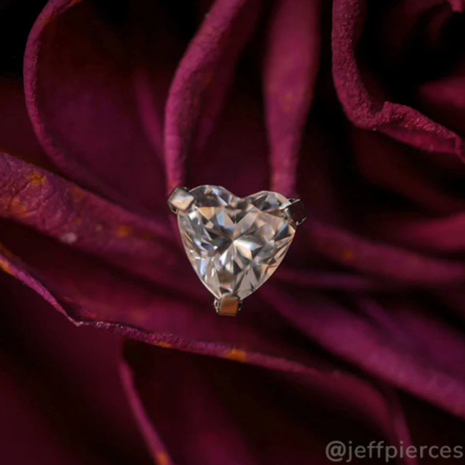 Heart-Shaped Gem End