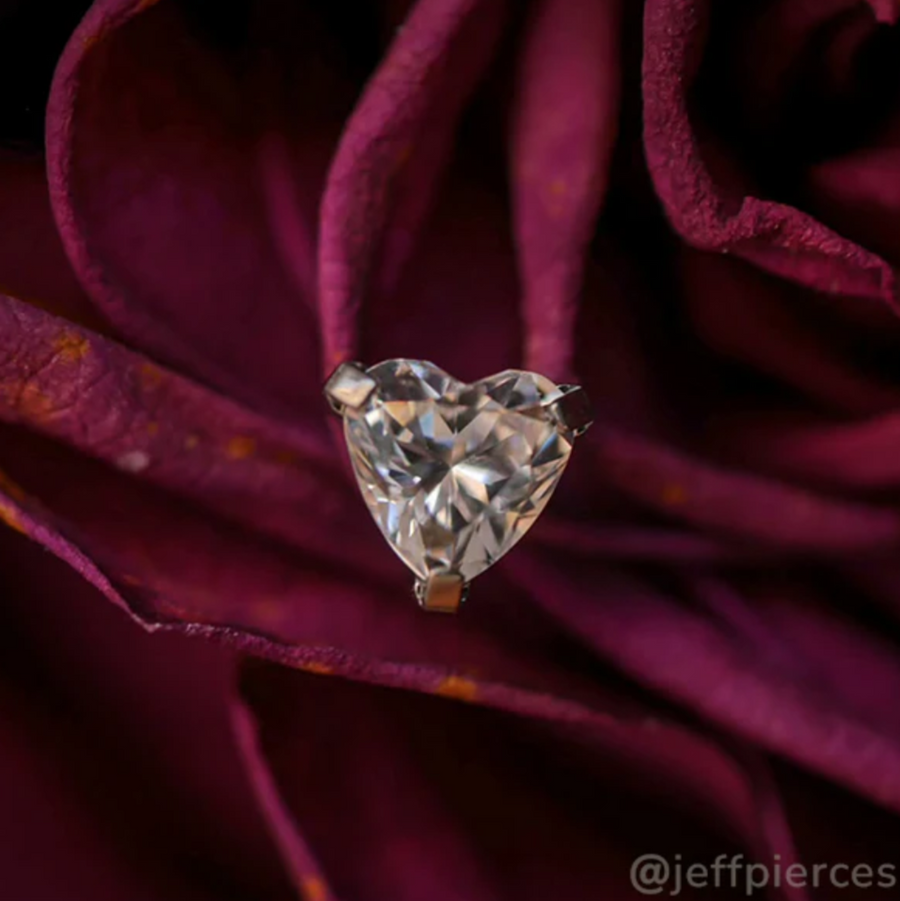 Heart-Shaped Gem End