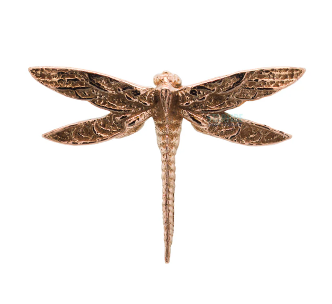 18k Gold Dragonfly Threadless Top
