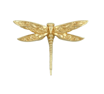 Yellow Gold Small Dragonfly